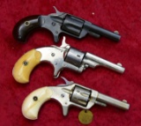 Lot of 3 Early Colt Pocket Pistols