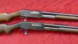 Pair of Remington Model 14 Pump Action Rifles