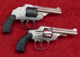 Pair of Antique Hammerless Pocket Pistols