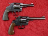 Pair of Large Frame Colt Revolvers