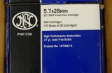Lot of 3,000 rounds of FN 5.72x28mm Ammunition