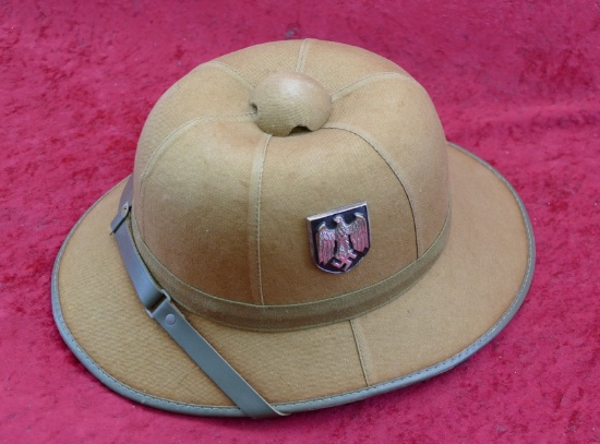 WWII Nazi Pith Helmet