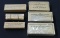 6 Vintage Military Cartridge Boxes