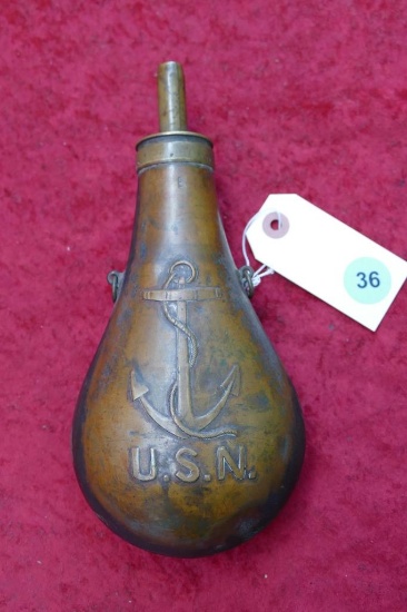 Original US Navy Powder Flask