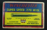 Wincheser Super Speed 270 Red Yellow Blue Box