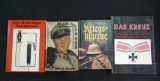 Lot of 4 German Military Hard Cover Books