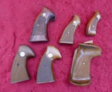 Box of 5 sets Wooden Colt & S&W Grips