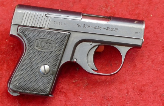 Rare Mauser Model WTPII Pocket Pistol