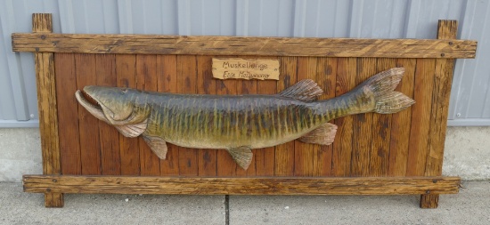 Brian Parr Hand Carved Muskie