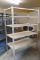 Stand Alone Adjust Metal and Wood Shelving