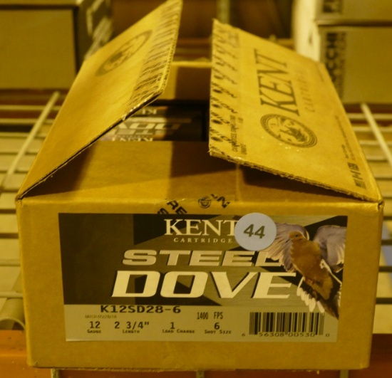 200 rds Kent 12 ga Steel 2 3/4" No 6 Shot Ammo