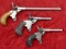 Lot of 3 Small Parlor Pistols