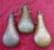 Lot of 3 US Military Powder Flasks