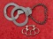 Vintage Handcuffs & Iron Knuckles Lot