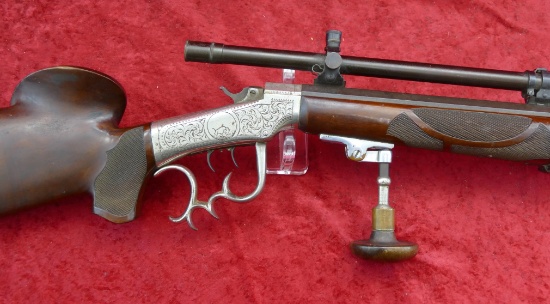 Antique Marlin Ballard Schuetzen Rifle