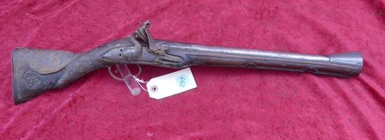 Antique Flintlock Blunderbuss Trade Gun