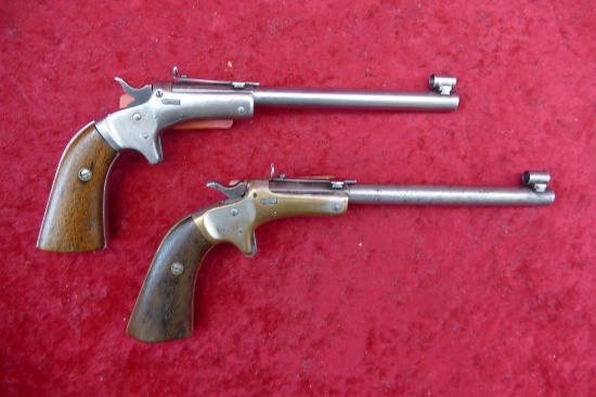 Pair of Antique Stevens Tip Up