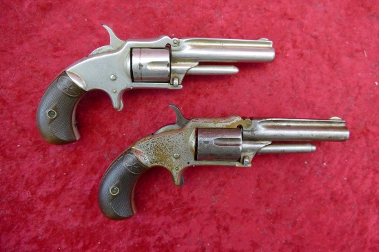 Pair of Antique Marlin Pocket Revolvers