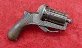 Antique Pin Fire Francotte Derringer Revolver