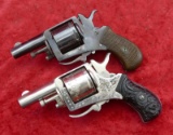 Pair of Antique Folding Trigger 32 cal Revolvers