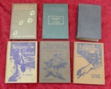 Lot of 6 Small Vintage Sporting Books