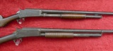 Pair of Antique Marlin Pump Action Shotguns