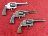 Lot of 3 1917 Colt Dbl Action Revolvers