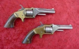 Pair of Civil War Era Top Break 22 Revolvers