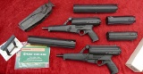 Pair of Calico M-950 9mm Semi Auto Pistols