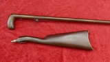 Percussion Cane Gun w/Removable Butt Stock