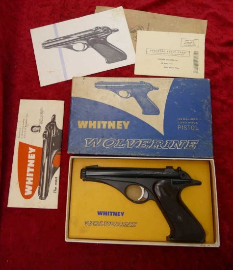 Whitney Wolverine 22 Pistol w/Original Box