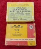 2 Boxes KYNOCH 470 NE Ammo w/African Store Label