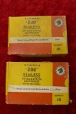 2 Boxes of 280 Rimless ROSS KYNOCH Ammo