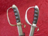Pair of 1902 officers Swords