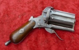 Pin Fire Knuckle Duster Revolver