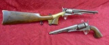 Pair of Replica 1860 Colt Army's & Shoulder Stock