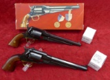 Pair of 1858 New Model Remington Replica Revolvers