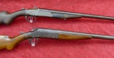 Pair of Early Single Shot Shotguns