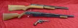 Pair of Air Rifles & Vintage Pin Fire Revolver