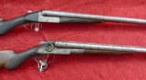 Pair of Antique Damascus Bbl Remington Dbls