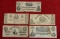 Lot of Civil War Confederate Bills