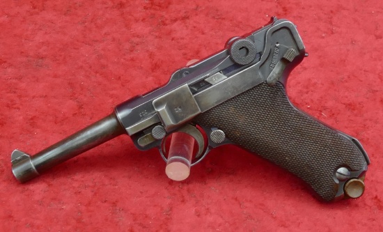 Rare G Code Pre War Luger Pistol