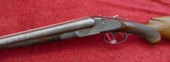 Antique Lefever H 12 ga Dbl Bbl Shotgun