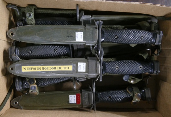 6 M16 Bayonets w/Scabbards (A1)
