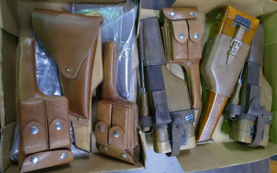 Lot New Broom Handle & High Power Holsters (A13)