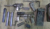 Lot of Torch Cut US M4 Grease Guns