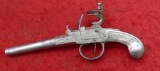 45 cal. All Iron Screw Bbl Flintlock Pistol