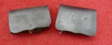 Pair of US Civil War Cartridge Boxes