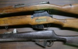 Lot of 3 WWII Training Rifles