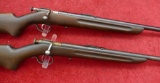 Pair of Winchester Finger Groove 22 Rifles